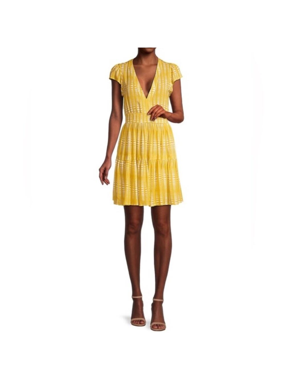 LemLem Welele Flutter Sleeve Dress Sz S